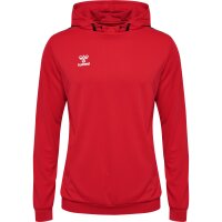 hummel Hmlauthentic Pl Hoodie Herren - true red