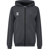 hummel Hmlauthentic Pl Zip Hoodie Kinder - asphalt