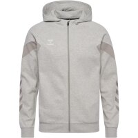 hummel Hmltravel Zip Hoodie Herren - light grey melange