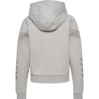 hummel Hmltravel Zip Hoodie Damen - light grey melange