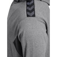 hummel Hmlauthentic Pl Zip Hoodie Herren - grey melange