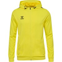 hummel Hmlauthentic Pl Zip Hoodie Herren - blazing yellow