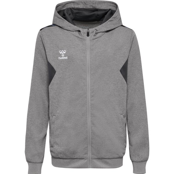 hummel Hmlauthentic Pl Zip Hoodie Kinder - grey melange