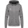 hummel Hmlauthentic Pl Zip Hoodie Damen - grey melange