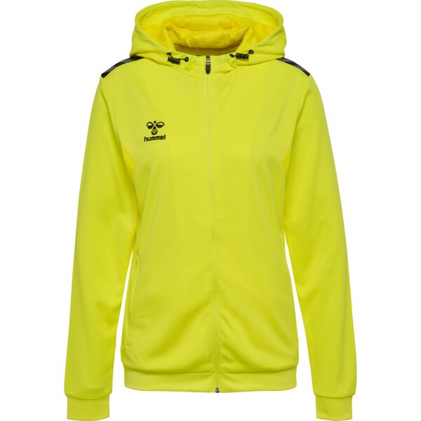 hummel Hmlauthentic Pl Zip Hoodie Damen - blazing yellow