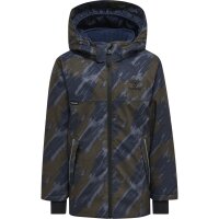 hummel Hmllogan Tex Trainingsjacke Jungen - dark olive