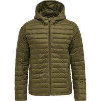 hummel Hmlred Quilted Hood Trainingsjacke Herren - dark olive