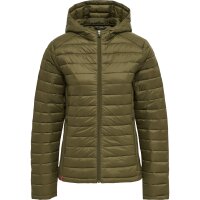 hummel Hmlred Quilted Hood Trainingsjacke Damen - dark olive