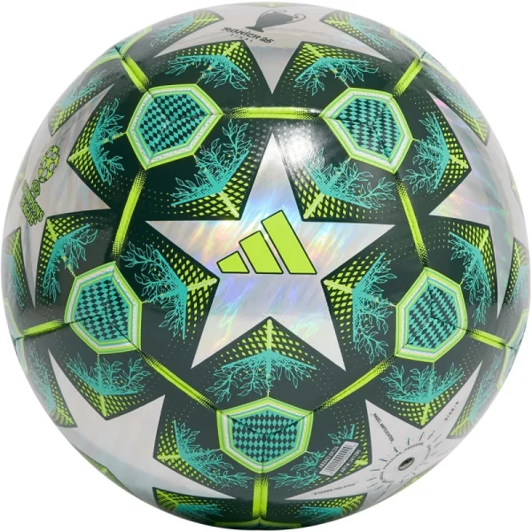 adidas UCL 24/25 Knockout Stages Foil Trainingsball - grün/weiß/schwarz