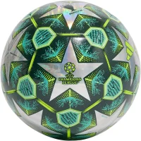 adidas UCL 24/25 Knockout Stages Foil Trainingsball - gr&uuml;n/wei&szlig;/schwarz