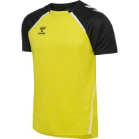 hummel Hmllead 2.0 Trikot S/S Herren - blazing yellow/black