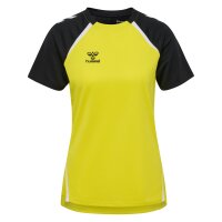 hummel Hmllead 2.0 Trikot S/S Damen - blazing yellow/black