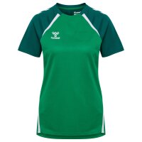 hummel Hmllead 2.0 Trikot S/S Damen - jelly bean/evergreen