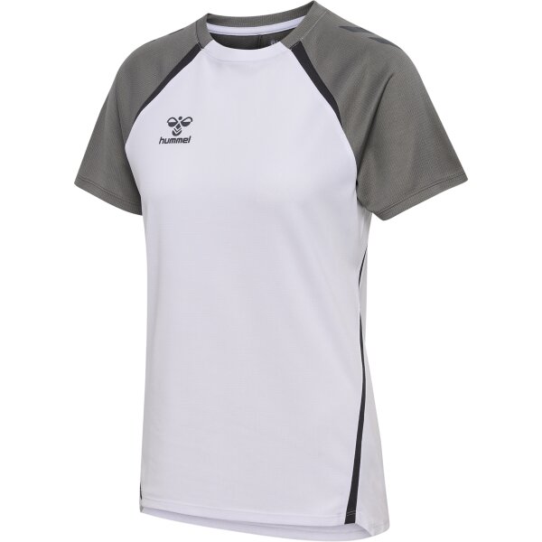 hummel Hmllead 2.0 Trikot S/S Damen - white/steel gray