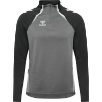 hummel Hmllead 2.0 Half Zip Herren - steel gray/asphalt