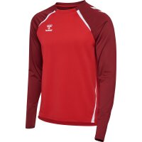 hummel Hmllead 2.0 Crew Sweat Herren - true red/maroon