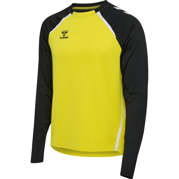 hummel Hmllead 2.0 Crew Sweat Herren - blazing yellow/black