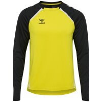 hummel Hmllead 2.0 Crew Sweat Herren - blazing yellow/black