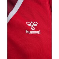 hummel Hmllead 2.0 Zip Hoodie Herren - true red/maroon