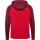 hummel Hmllead 2.0 Zip Hoodie Herren - true red/maroon