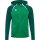 hummel Hmllead 2.0 Zip Hoodie Herren - jelly bean/evergreen