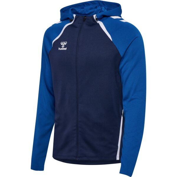 hummel Hmllead 2.0 Zip Hoodie Herren - marine/true blue