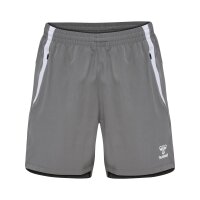 hummel Hmllead 2.0 Woven Shorts Damen - steel gray