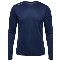 hummel Hmlrun Trikot L/S Herren - black iris