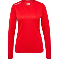 hummel Hmlrun Trikot L/S Damen - tango red