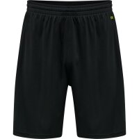 hummel Hmlcore Xk Poly Shorts - black/lime popsicle