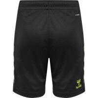 hummel Hmlcore Xk Poly Shorts Kinder - black/lime popsicle