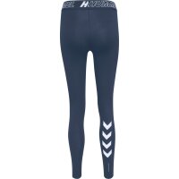 hummel Hmlte Maja Mid Waist Cotton Leggins Damen - insignia blue