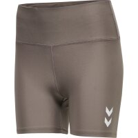 hummel Hmlte Tola Hw Tight Shorts Damen - driftwood