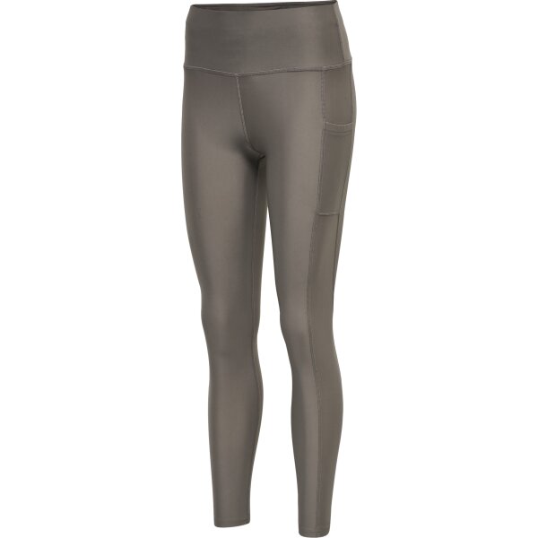 hummel Hmlte Tola High Waist Leggins Damen - driftwood