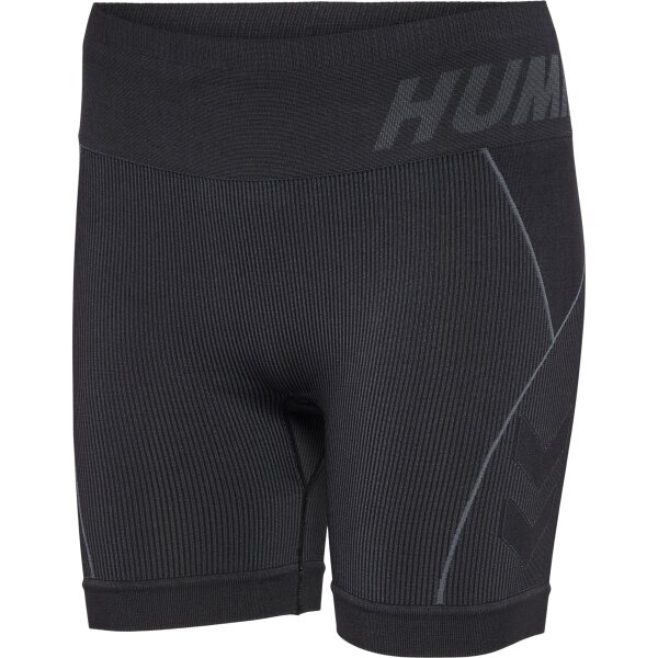 hummel Hmlte Christel Seamless Shorts Damen - black/asphalt melange