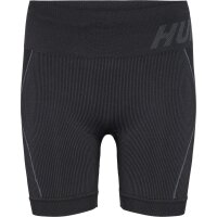 hummel Hmlte Christel Seamless Shorts Damen - black/asphalt melange