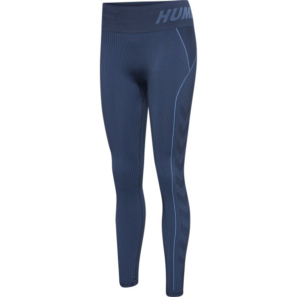 hummel Hmlte Christel Seamless Mw Leggins Damen - marina/insignia blue melange