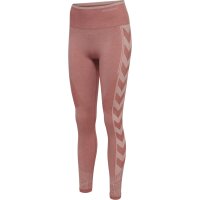 hummel Hmlmt Energy Seamless Hw Leggins Damen - withered rose/rose tan melange