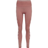 hummel Hmlmt Energy Seamless Hw Leggins Damen - withered rose/rose tan melange