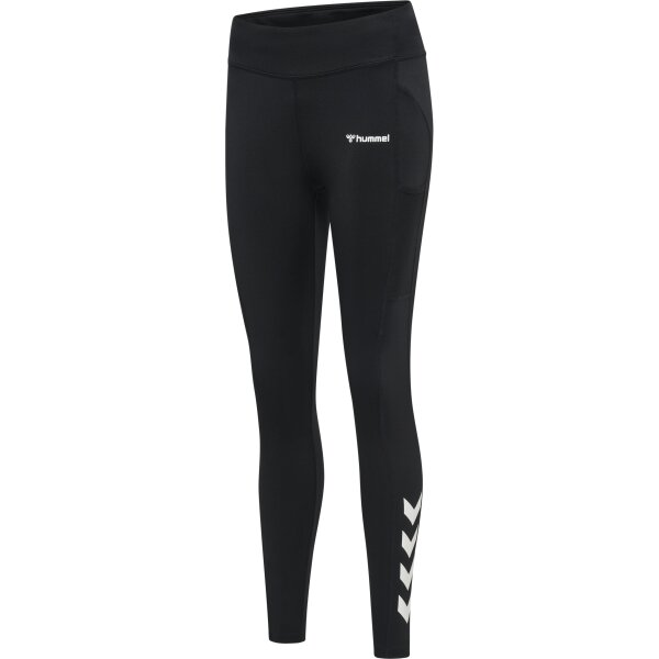 hummel Hmlmt Chipo Mid Waist Leggins Damen - black