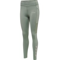 hummel Hmlmt Chipo Mid Waist Leggins Damen - lily pad