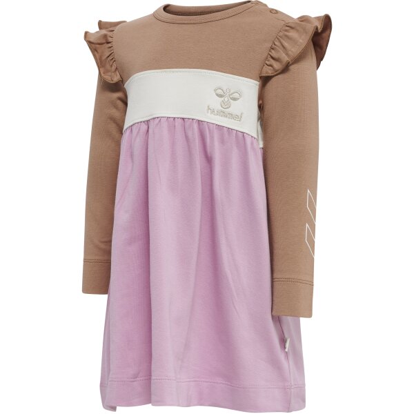 hummel Hmljamila Dress L/S Mädchen - mauve mist