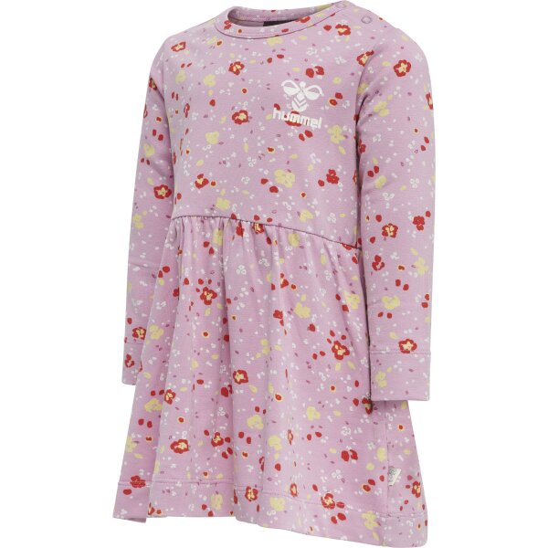 hummel Hmlmira Dress L/S Mädchen - mauve mist