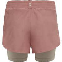 hummel Hmlmt Track 2 In 1 Shorts Damen - withered rose