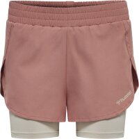 hummel Hmlmt Track 2 In 1 Shorts Damen - withered rose