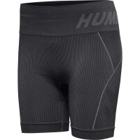 hummel Hmlte Christel 2-Pack Seaml Shorts Damen - black/chateau grey