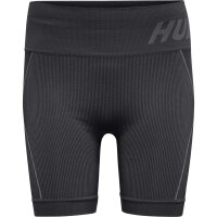 hummel Hmlte Christel 2-Pack Seaml Shorts Damen - black/chateau grey