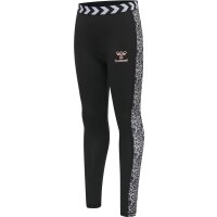 hummel Hmlnanna Leggins Mädchen - black/white