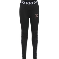 hummel Hmlnanna Leggins M&auml;dchen - black/white