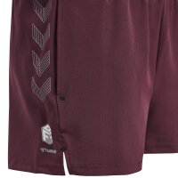 hummel Hmlmove Grid Woven Shorts Damen - grape wine